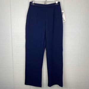 NWT Vintage Sport Timer Navy Blue Pant Dress Trousers Slacks Stretchy Size 6P